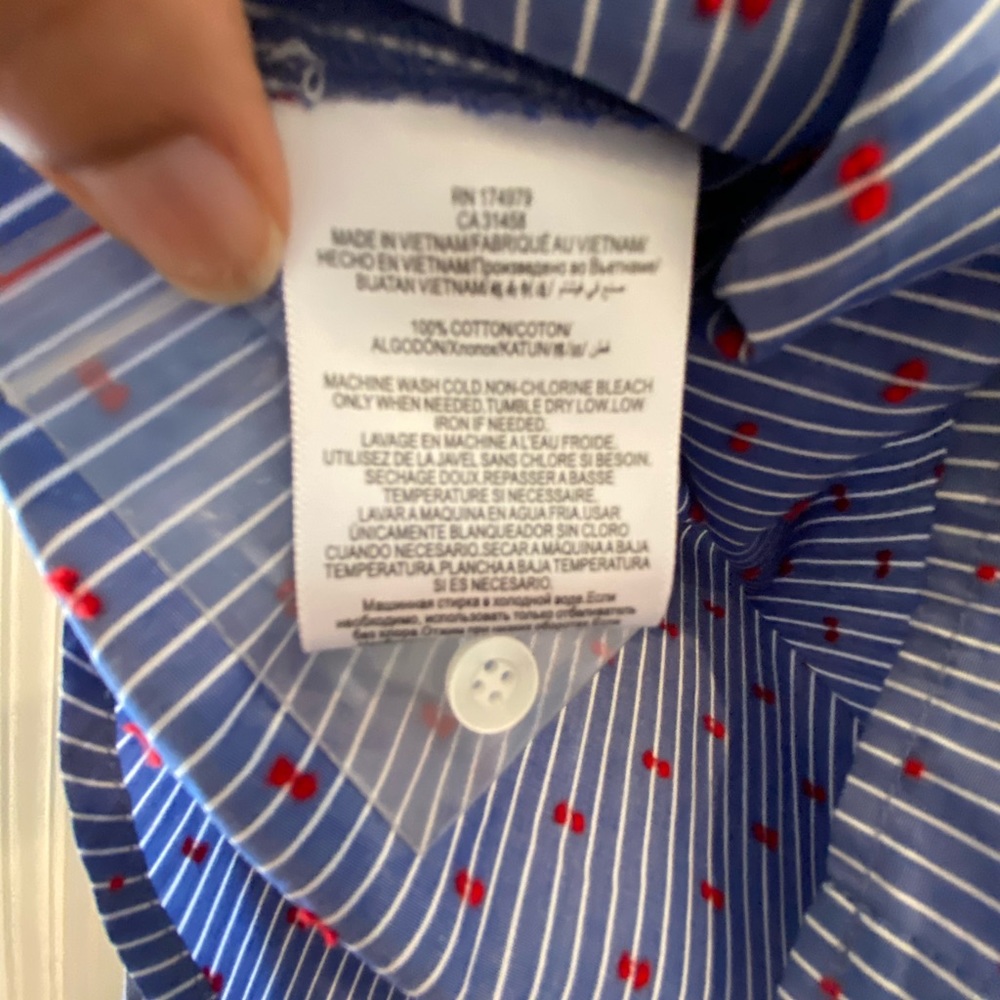 Bcbgeneration Blue Striped Button Down Shirt - image 6